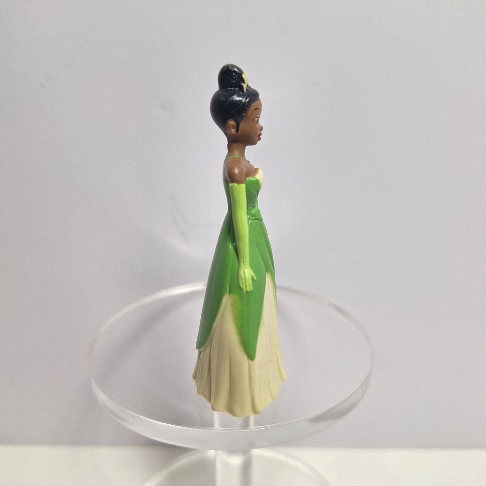 Disney Princess Tiana 2.75" Figure Green Dress Cake Topper Plastic - Picture 4 of 8